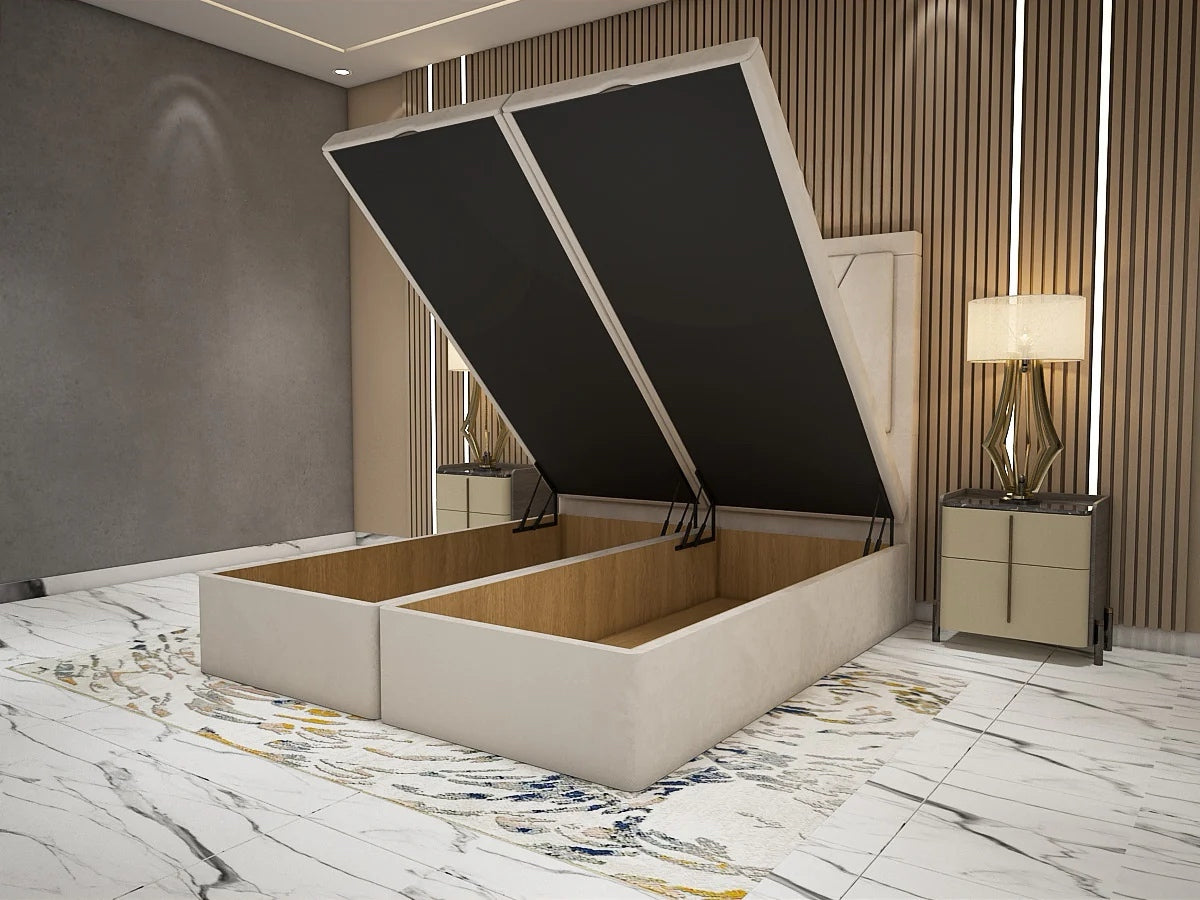 Sunrise divan bed frame with ottoman storage option available