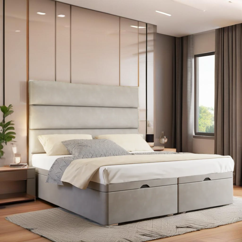 Havana Divan bed frame with ottoman storage option available