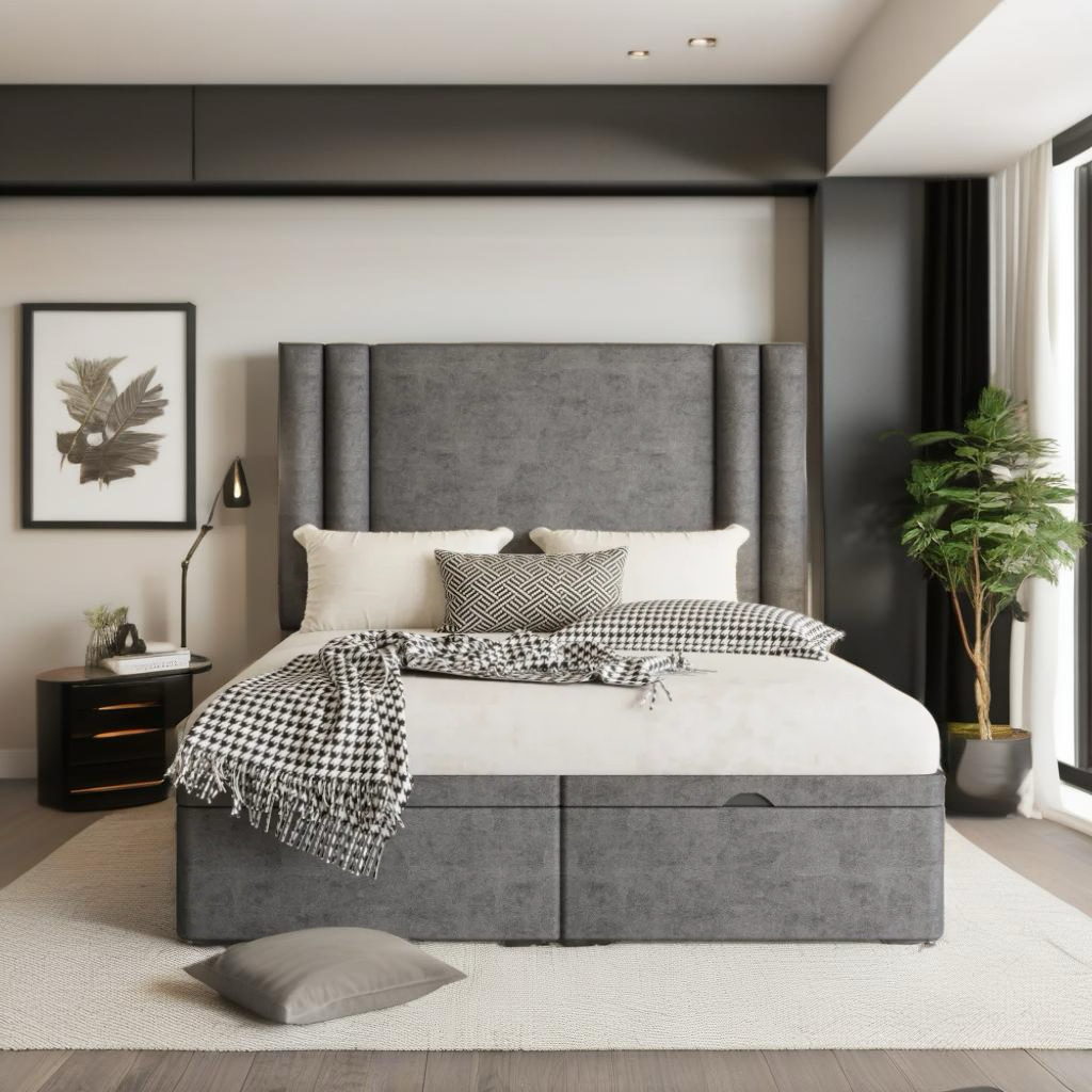 Sofia divan bed frame with ottoman storage option available