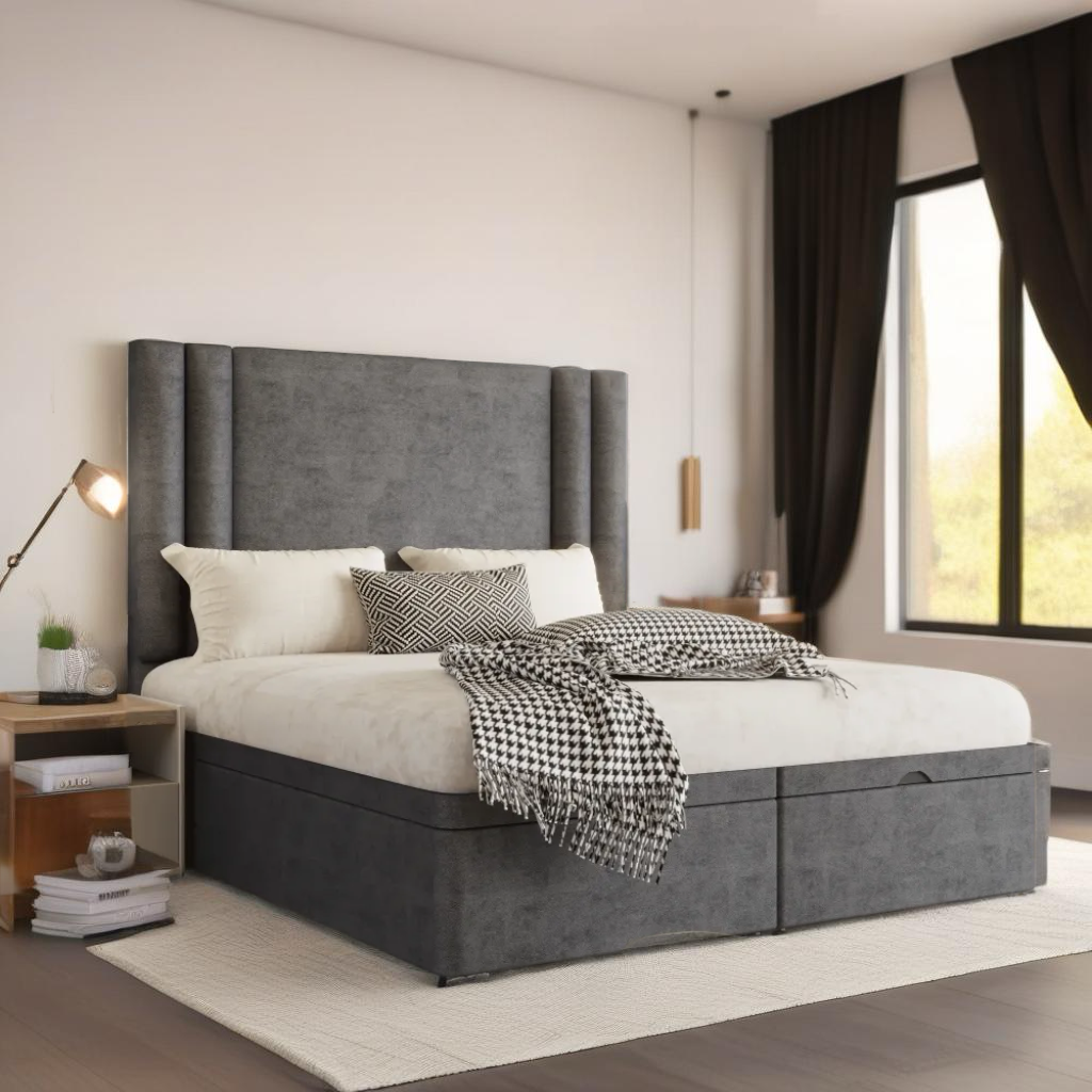 Sofia divan bed frame with ottoman storage option available