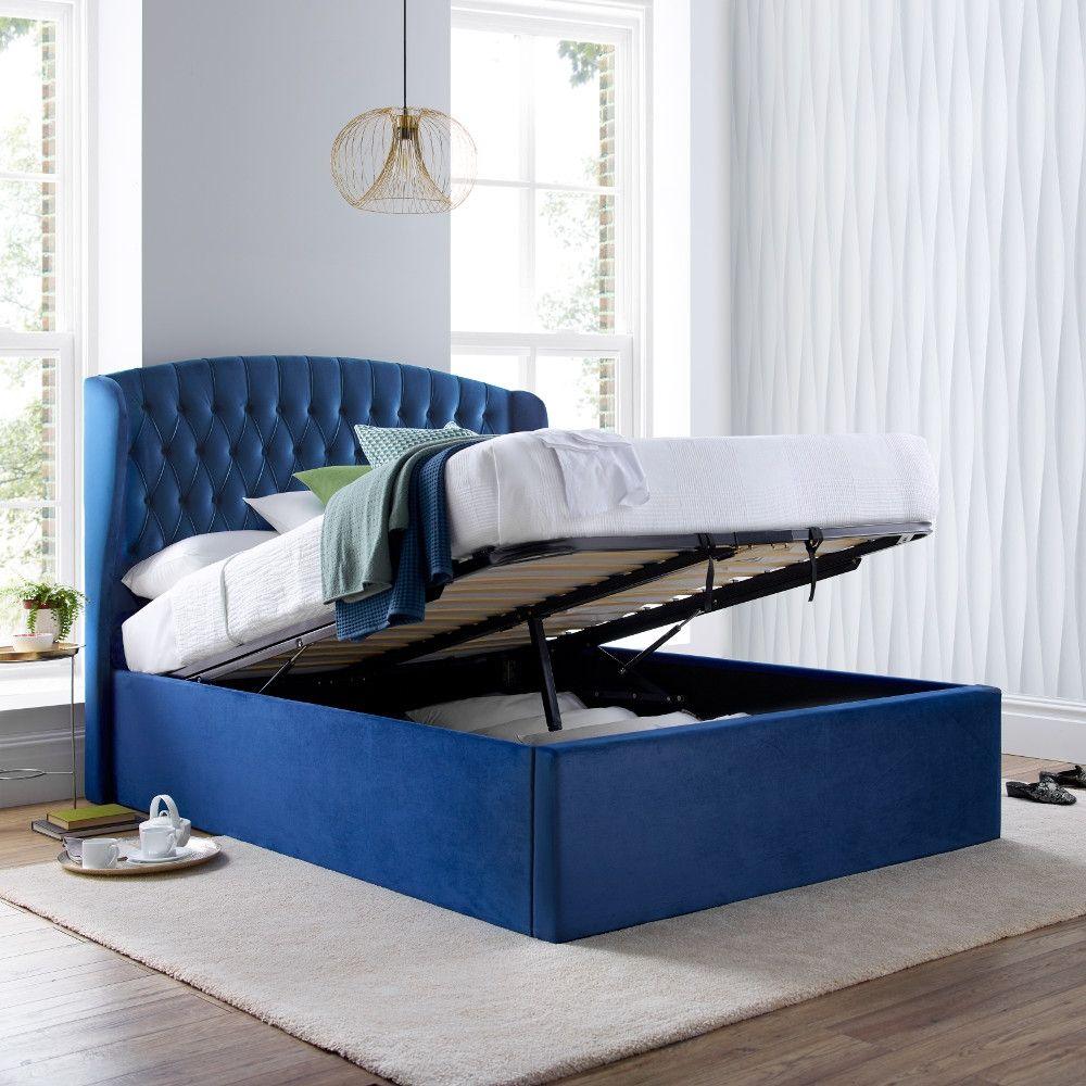 Georgia Chesterfield Bed Frame with Storage option available