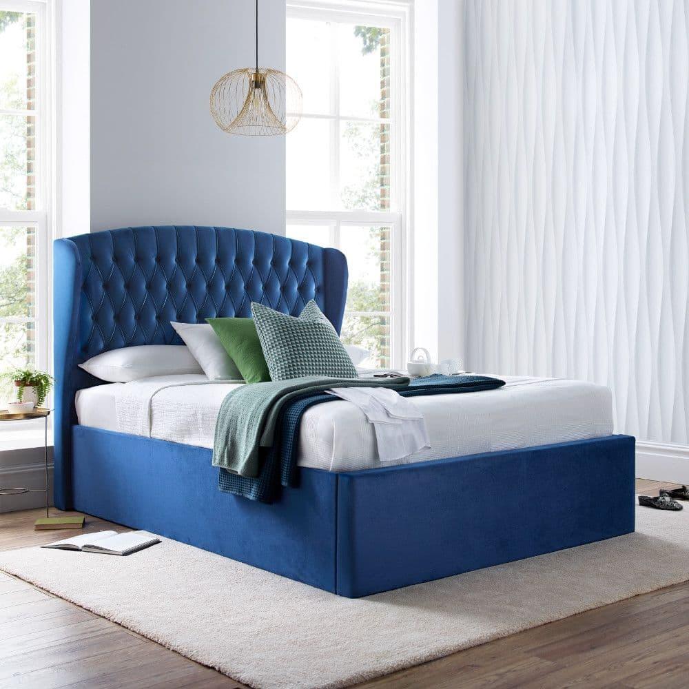 Georgia Chesterfield Bed Frame with Storage option available