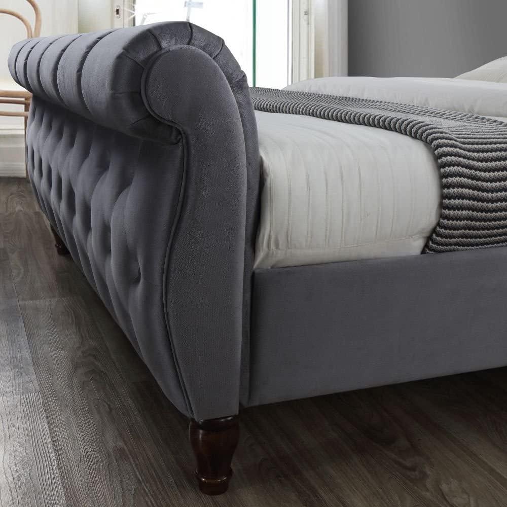 stylish Luxury Chesterfield Bed Frame with Storage option available