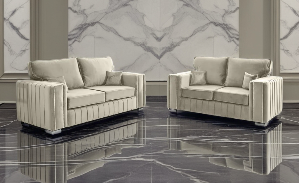 Layla 2+3 Seater Luxe Velvet Sofa set