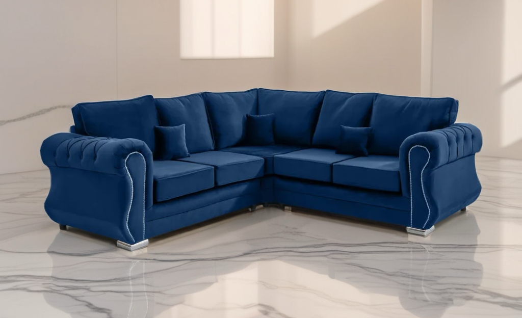 Falcon Luxe Velvet Corner Sofa