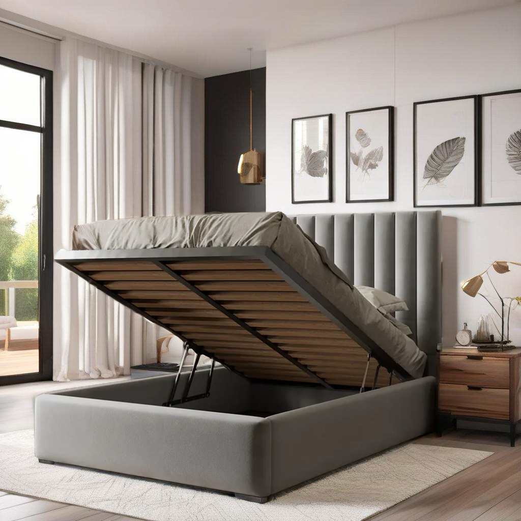 coco bed frame with storage option available