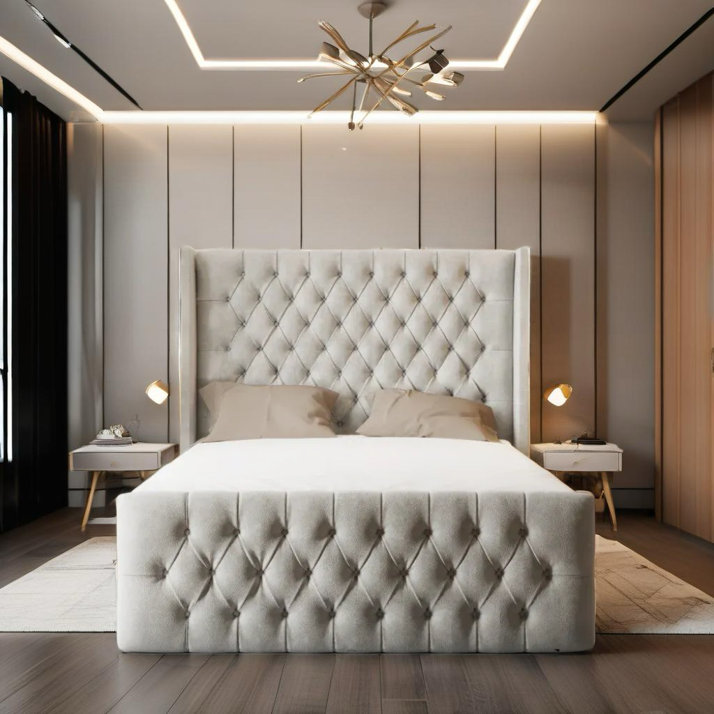 jensson bed frame with storage option available