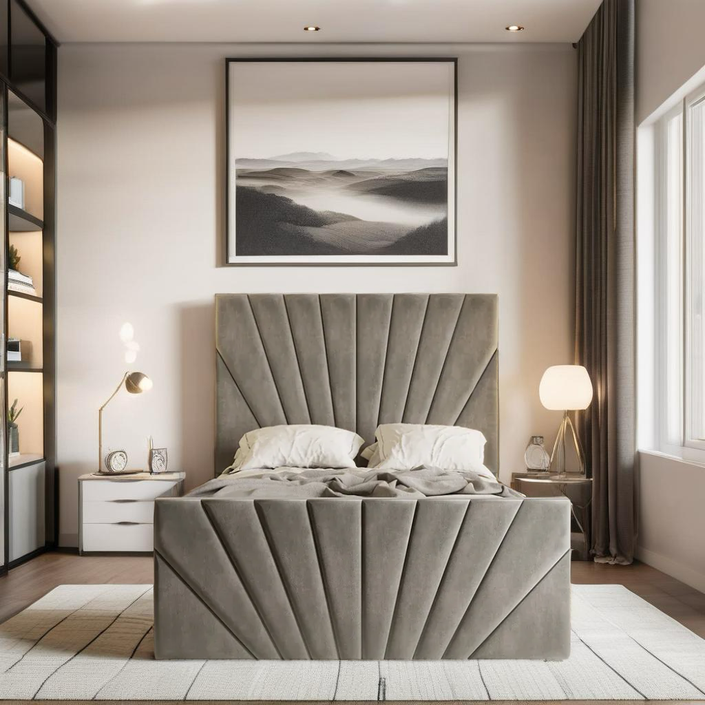 Tokyo Sunrise bed frame with storage option available