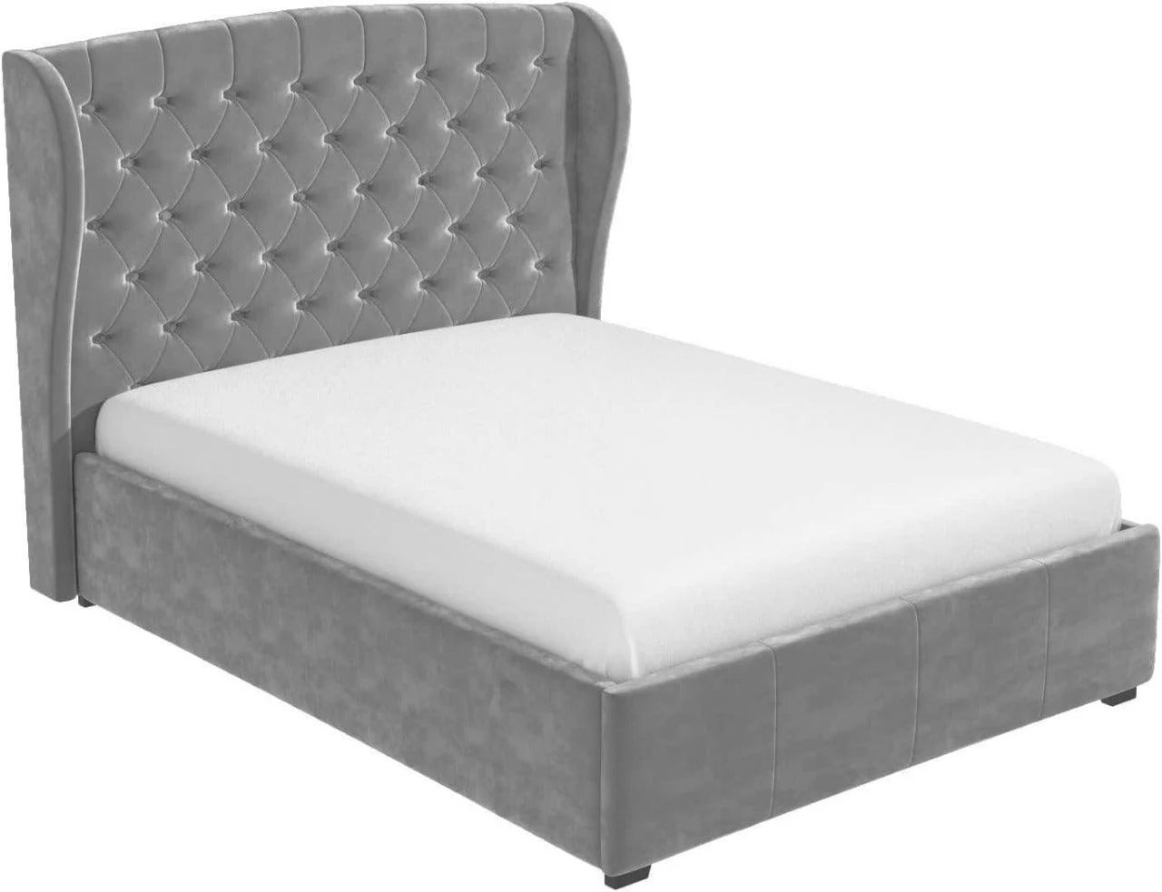 Safina Chesterfield Wing Bed Frame with Storage option available
