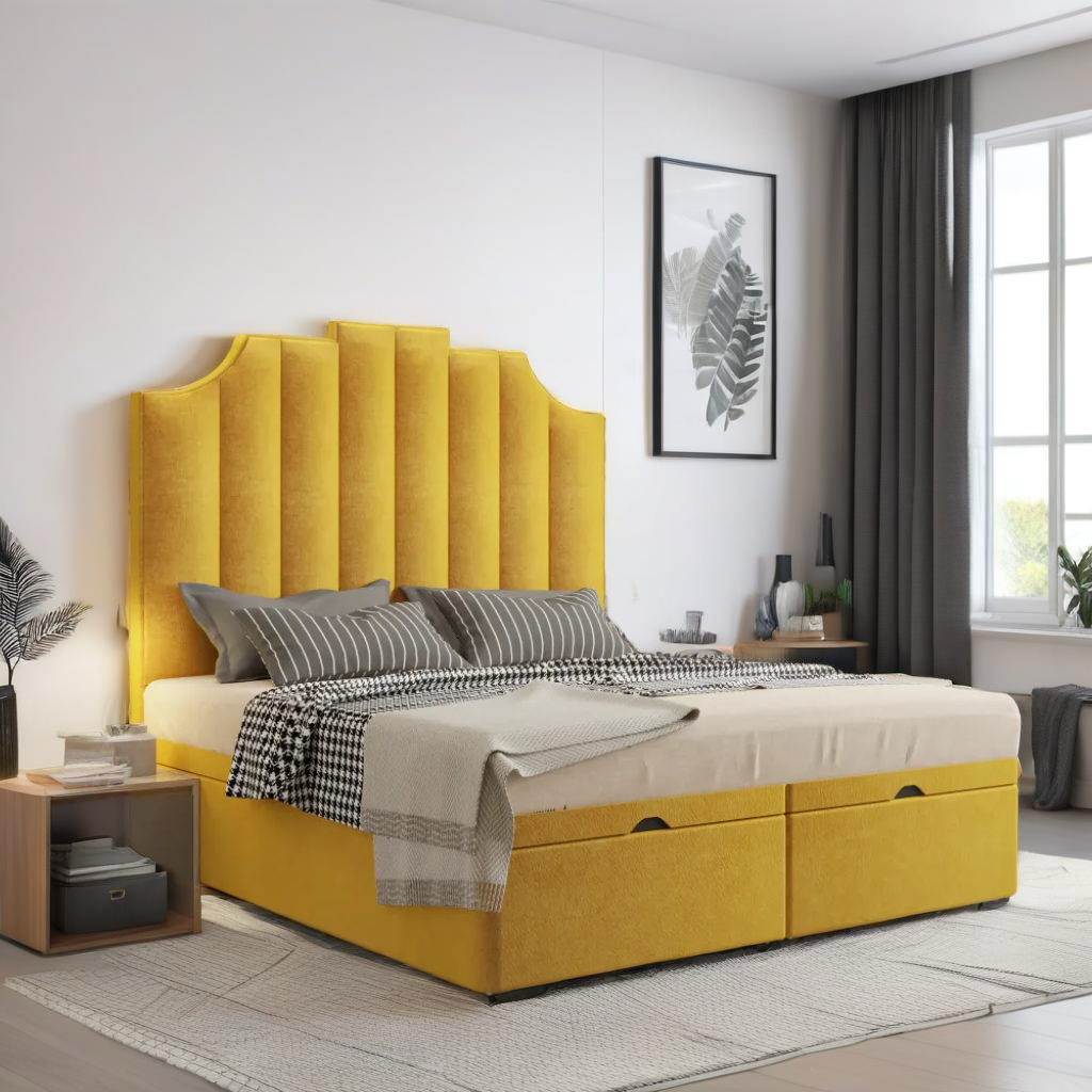 Sydney Divan bed frame with ottoman storage option available