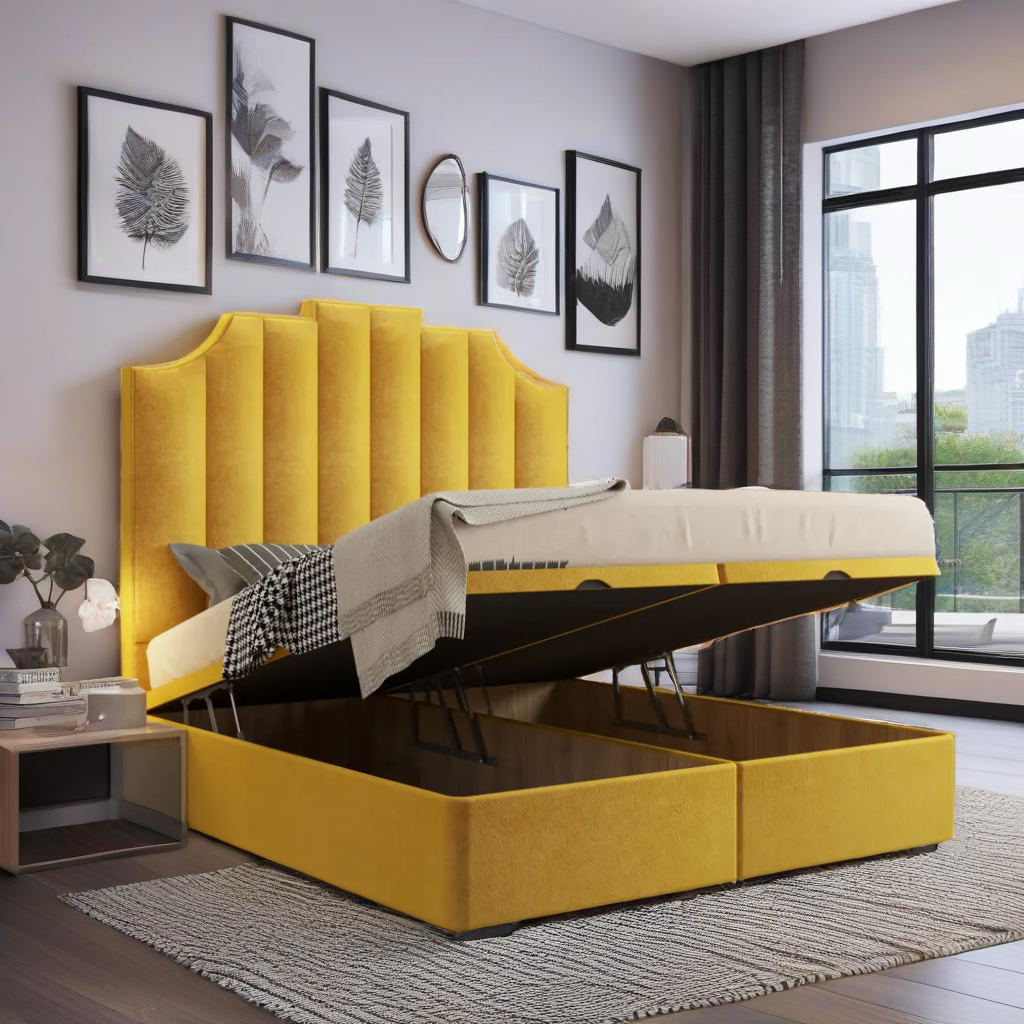 Sydney Divan bed frame with ottoman storage option available