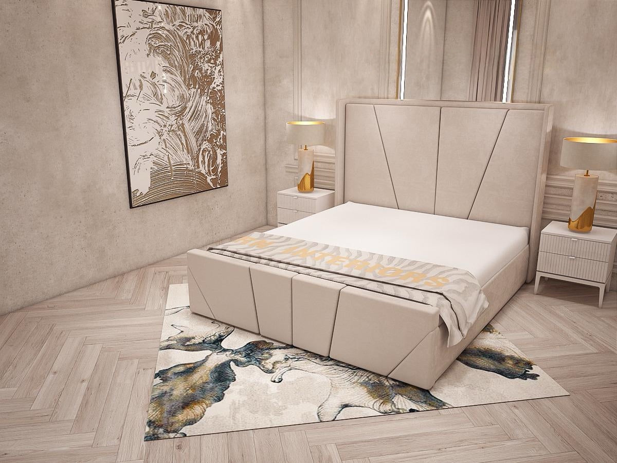 sunrise Wingback Bed Frame with Storage option available